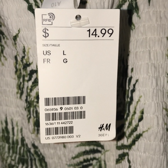 H&M Tropical Halter Top - Picture 3 of 3